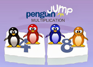  Las tablas de multiplicar con el pingüino saltarín