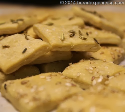 Sourdough KAMUT Crackers with Fennel Seed