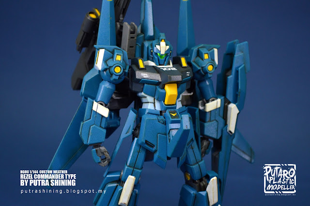 HGUC 1/144 RGZ-95C REZEL COMMANDER TYPE Custom Paint by Putra Shining