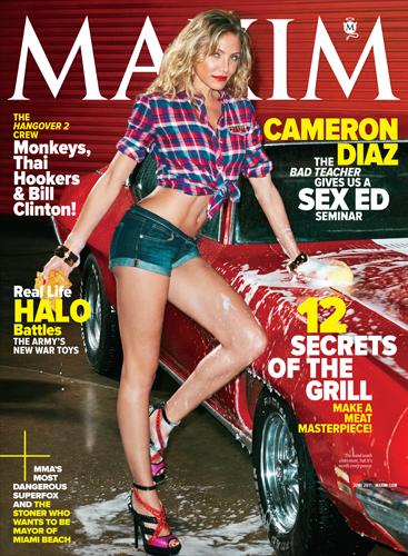 maxim cameron diaz 2011. Cameron Diaz on the Cover of
