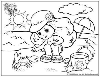 American Girl Coloring Pages on Coloring Pages For Kids