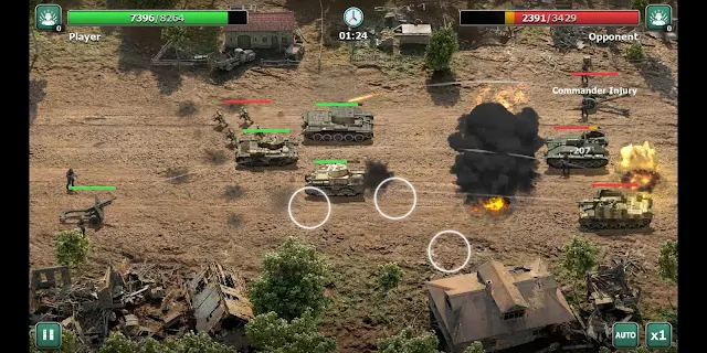 لعبة Trench Assault | لعبة حروب الجيوش الكبيرة الإستراتيجية
