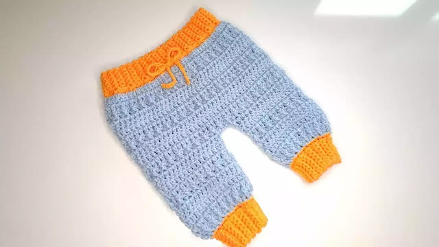 PASO A PASO GRATIS de Pantalón de  Bebé a Crochet