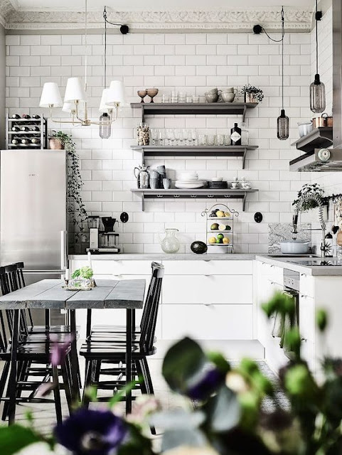 Breathtaking beautiful Swedish style interior design with calm, peaceful decor - found on Hello Lovely Studio