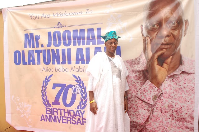 70TH BIRTHDAY OF MR JOOMAL OLATUNJI ALABI.[ Photos by COLLINS]