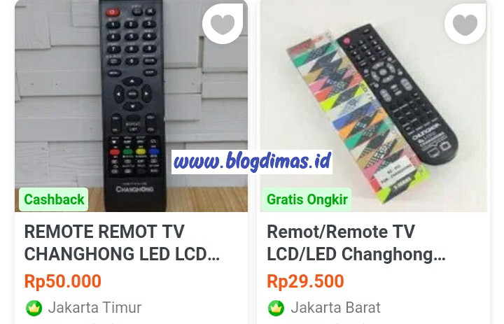 Kode Remot TV Changhong