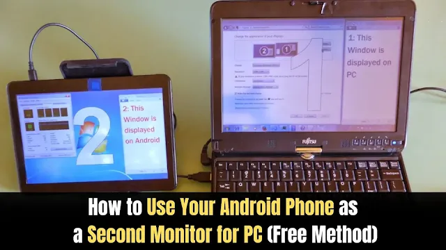 How to Use Your Android Phone as a Second Monitor for PC (Free Method) How to Use Your Android Phone as a Second Monitor for PC (Free Method)