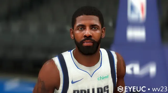 NBA 2K24 Kyrie Irving Cyberface & Hairstyle Update