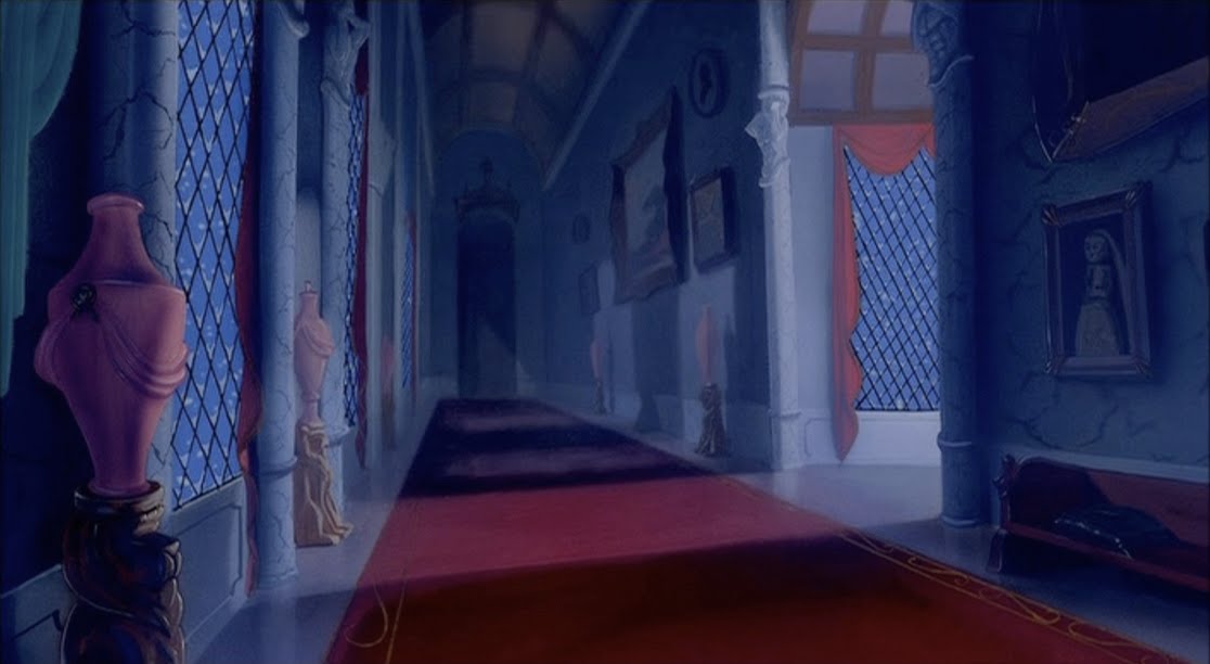 Animation Backgrounds: BEAUTY AND THE BEAST Castle Interiors