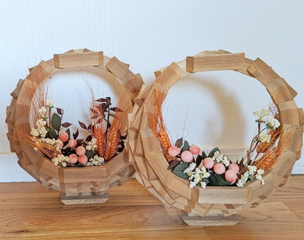 Thrifted Flower Basket Makeover