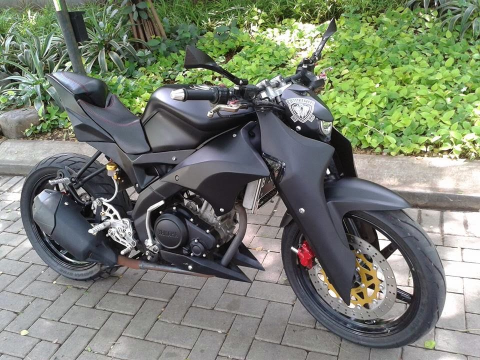 Vixion Dimodifikasi Mengikuti Alarian Minor Fighter  Yamaha Vixion 