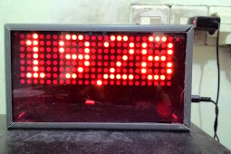 Membuat Jam Digital 3 X Dot Matrix 8X8 -24 Pin, Dilengkapi Tanggal, Sensor Suhu Dan Alarm, Dapat Dilengkapi Hari Pasaran Jawa