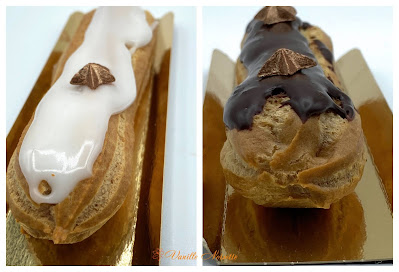 ECLAIR AU CHOCOLAT ET VANILLE