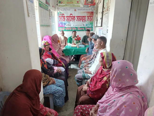 খেড়কাটি কমিউনিটি ক্লিনিকের কমিউনিটি গ্রুপ (সিজি) সমন্বয় সভা অক্টোবর/২০২৩