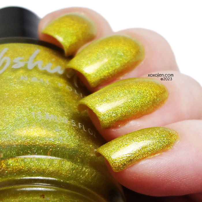 xoxoJen's swatch of KBShimmer Daffodil With It