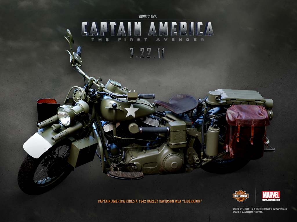 Captain America Motorcycle Harley-Davidson