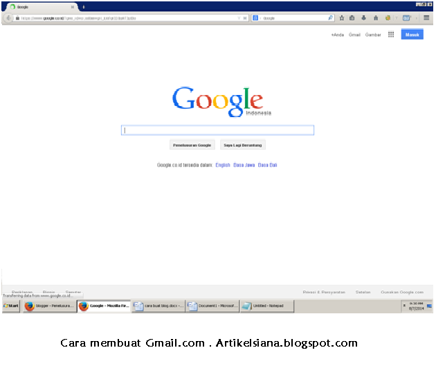 Cara Membuat email (Gmail ) 