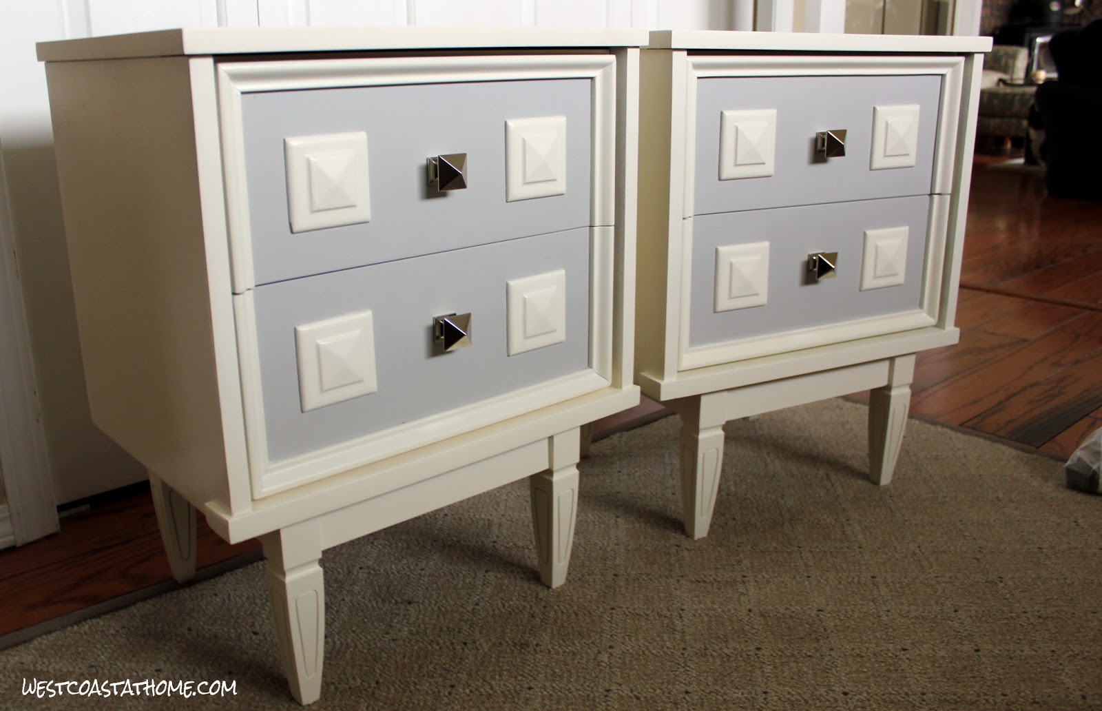 West Coast at Home: Budget Bedside Tables for my Boudoir