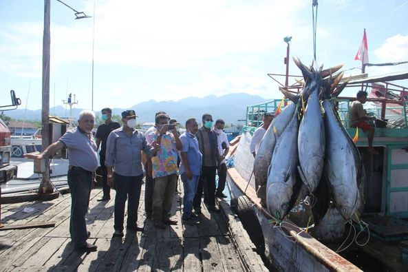 Herry Ario Naap Temui Exportir Ikan Tuna di Ambon, Jajaki Investor Perikanan.lelemuku.com.jpg