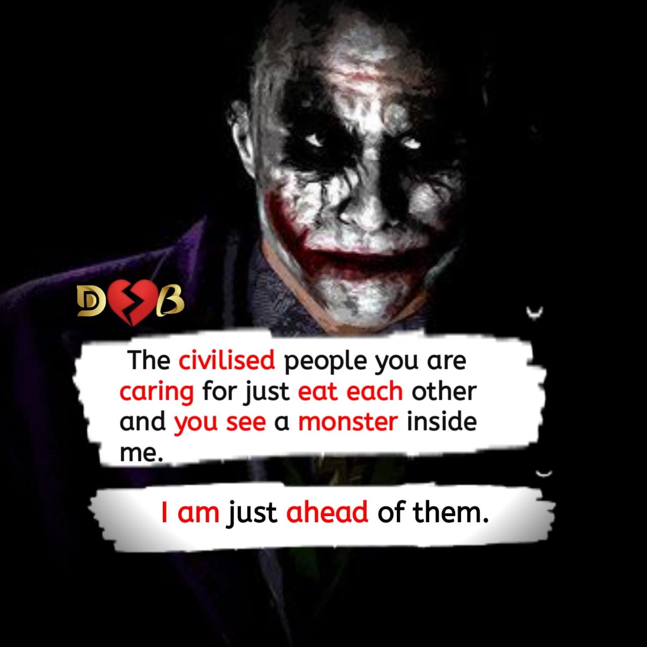 Joker pain Shayari