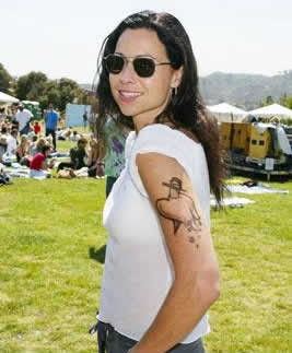 Sexy Minnie Driver Tattoos