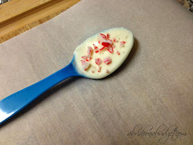 Hot Chocolate Spoons Favor Idea. These are perfect for a winter wedding, a blue wedding, a birthday party, or just something to make on a snowy Saturday when the kids are outside playing. Get the full tutorial on www.abrideonabudget.com.