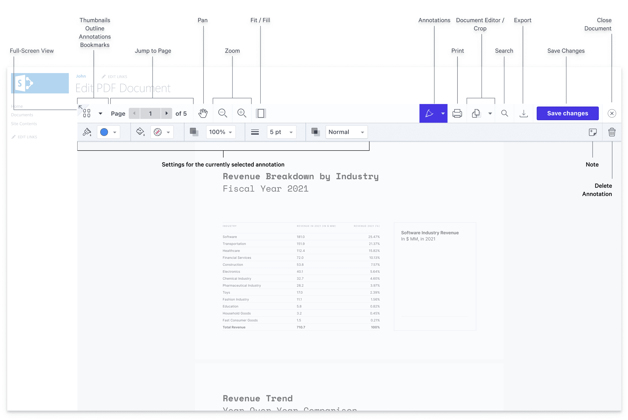 PDF Editor UI