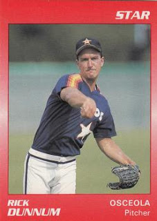 Rick Dunnum 1990 Osceola Astros card