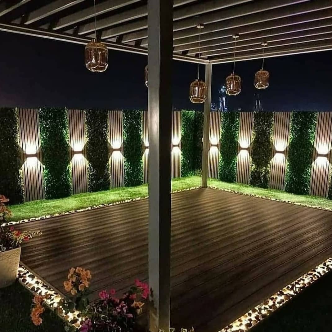 تصميم مظلات حدائق منزلية في الرياض garden umbrella جلسات خارجية للمنازل