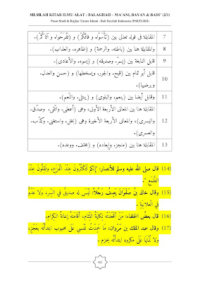 MUQABALAH (Ilmu Balaghah: Ma'ani, Bayan & Badi')