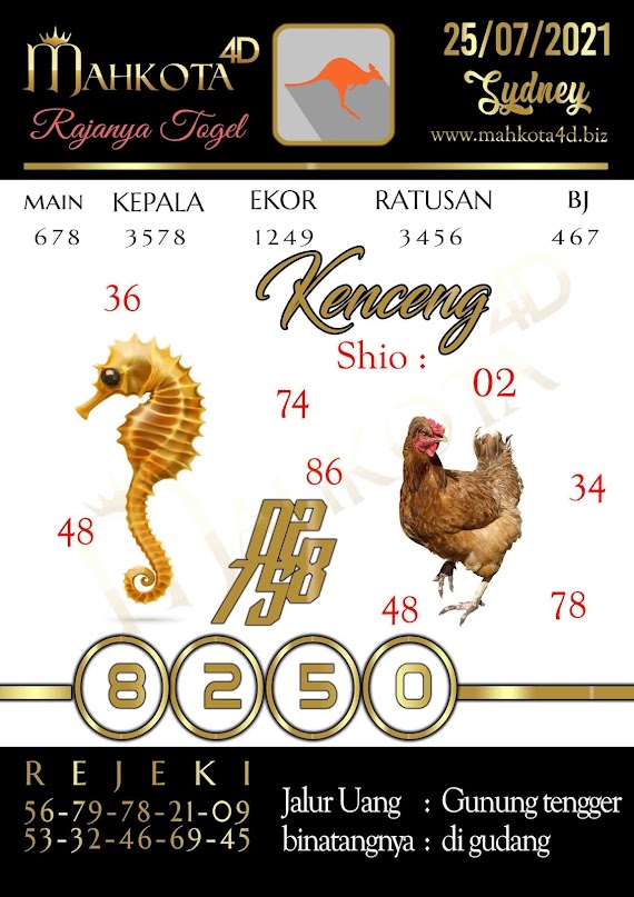 Syair Prediksi Togel Sydney - SDY Minggu, 25 - Juli - 2021