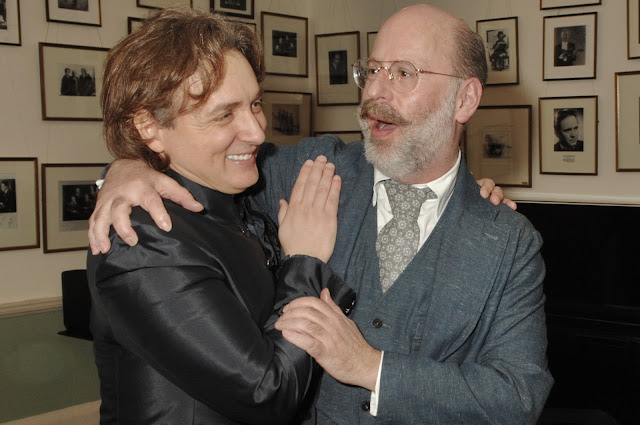 Ivan Magri and Ian Rosenblatt after Ivan Magri's Rosenblatt Recital at the Wigmore Hall (Photo Jonathan Rose)