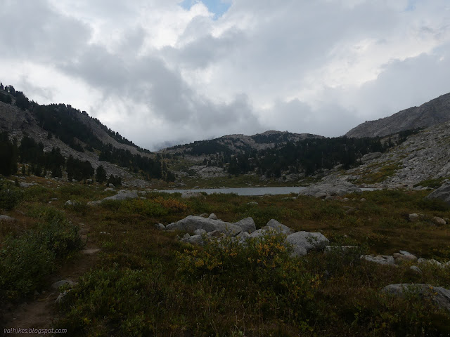 102: trail and lake and valley