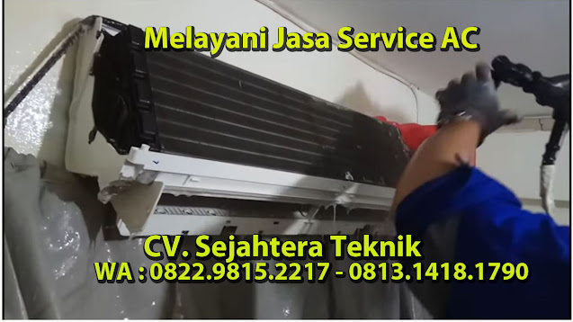 SERVICE AC Kelapa Gading - Jalan Giring-Giring - Jalan Giro - Jalan Gitar - Jakut