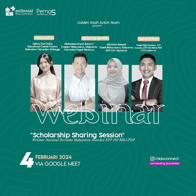 Peluncuran Platform Miduconnect Sekaligus Webinar Nasional Awardee EPP DD BIB-LPDP