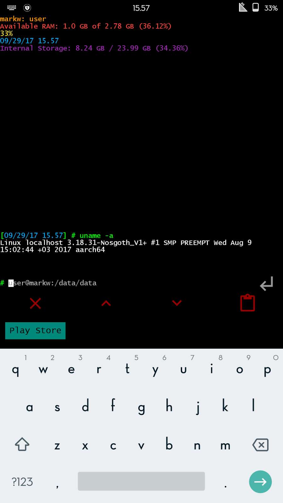 T-ui Launcher android bernuansa linux