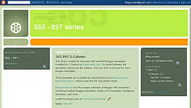 565 - 3 colom blogger beta template