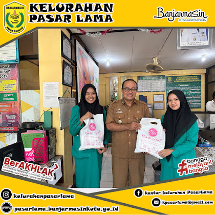 Perpisahan dengan mahasiswi magang dari Poliban terimakasih atas bantuan dan kerjasamanya,semoga sukses untuk kalian