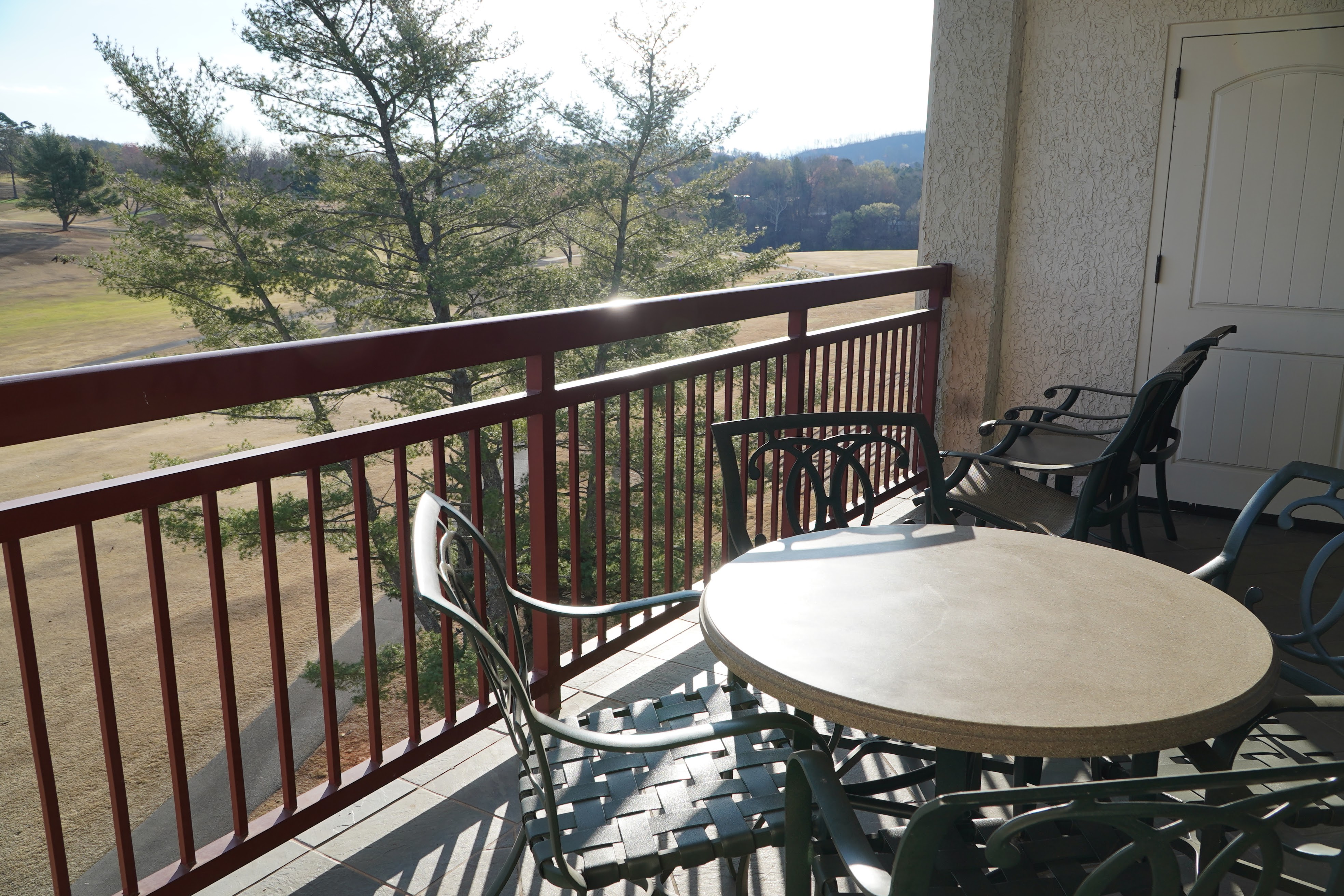 Riverstone Resort and Spa Balcony Overlooking the Golf Course