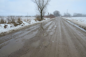 muddy road