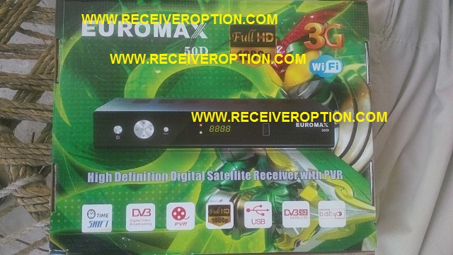 EUROMAX 50D HD RECEIVER POWERVU KEY OPTION