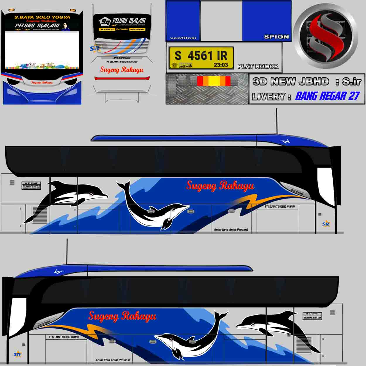 template bussid sugeng rahayu