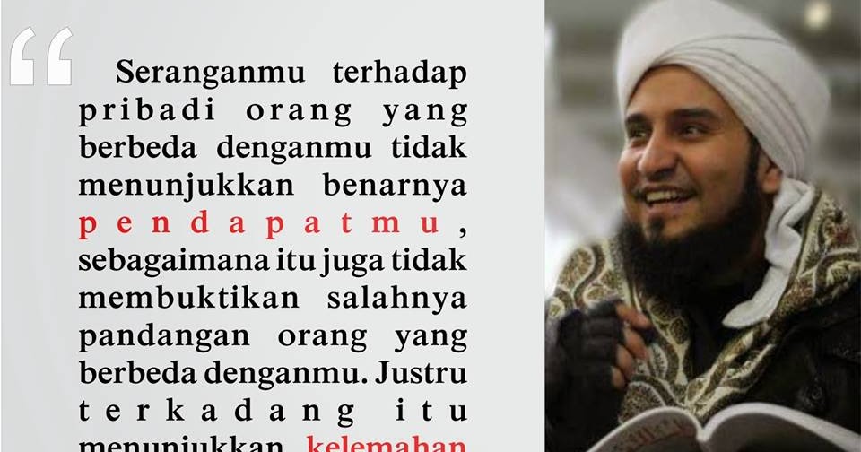 Kata Mutiara dari Habib Ali Al - Jufri ~ Meme Comic Santri 