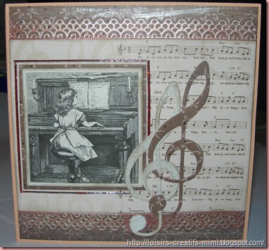 carte vintage musique