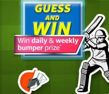 Amazon T20 Cricket Fever Guess and Win Quiz