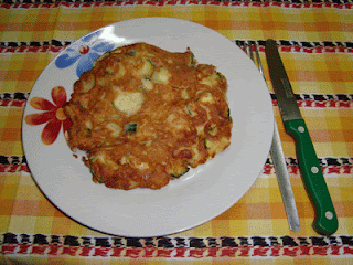 pancake salati con zucchine e pancetta