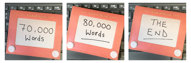 70,000 words | 80,000 words | The End