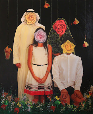 Shurooq Amin, Family Portrait: I'm Lonely; I Have It All; I Smoke; I'm Gay z serii We'll Build this City on Art and Love, 2014