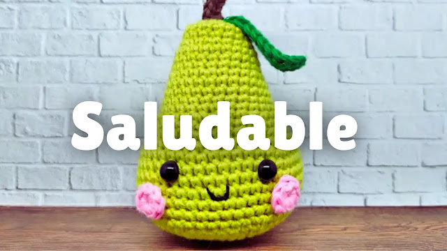 8 AMIGURUMIS para enseñar a tus pequeños a COMER SALUDABLE, tutoriales a crochet de frutas, verduras y más 🍐