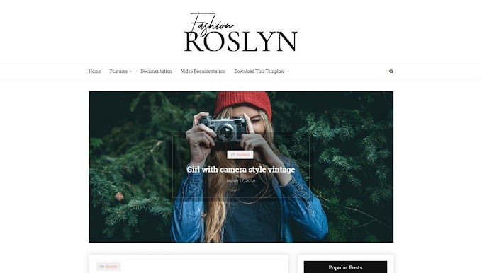 Roslyn - Responsive Fashion Blogger Template